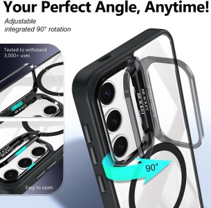 Magsafe Şarj Destekli Kamera Lens Koruyucu Hediyeli Açılır Standlı Kapak